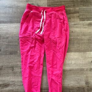 FIGS S Hot Pink Zamora Joggers